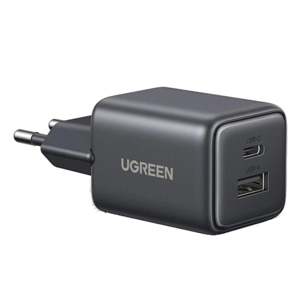 Зарядний пристрій UGREEN X514 GaN Dual 20W (USB-C + USB-A)